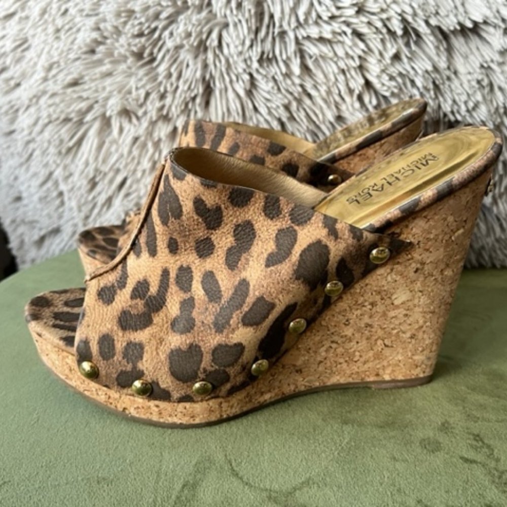 MICHAEL Michael Kors Leather Wedge